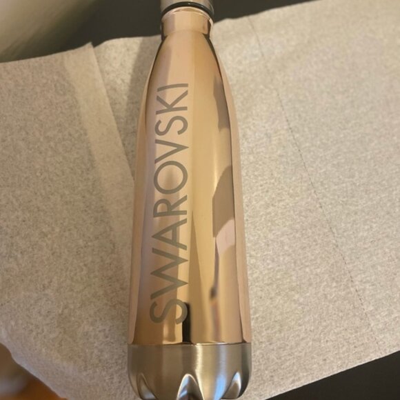 BUNDLE: Swarovski Pink Bag Charm & Pale Pink Water Bottle - Picture 4 of 4